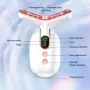 Многофункционален масажор за лице и шия (бяло злато), снимка 6