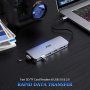 USB C HUB ICZI 11 в 1 Type-C, HDMI 4K, VGA 1000Mbps Ethernet, 3.5mm Audio, PD 100W, 4 USB3.0/2.0, Da, снимка 6