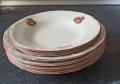 Ретро български порцелан сервиз чинии , снимка 2