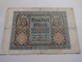Райх банкнота -  Германия - 100 марки / 1920 година - 17900, снимка 1 - Нумизматика и бонистика - 31019842