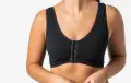Ново спортно бюстие Decathlon с предно закопчаване, размер L (с етикет), снимка 1