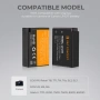 Комплект 2 батерии LP-E17 + USB зарядно K&F Concept за Canon (нови), снимка 4