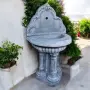 Външна градинска чешма за двора от бетон с мивка и корито - различни цветове, снимка 3