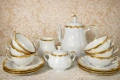 Винтажен порцеланов сервиз Triptis VEB, Германия (1949–1960 г.) – комплект за 6 души., снимка 2