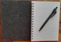 бележник размер А5 с химикалка Германия, корица филцова, снимка 2