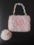 Пухена детска чантичка / чанта за момиченце, снимка 4