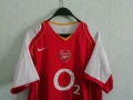 Arsenal Nike 2004/2005 Total 90 T90 оригинална тениска фланелка Арсенал екип ретро vintage , снимка 3