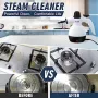 Нов Ръчен парочистач с 10 аксесоара за мебели, кухни и автомобили почистване, снимка 5