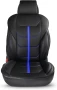 Универсална подложка за седалка Sparco - Черно/Синьо., снимка 1