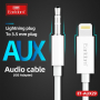 Аудио кабел Earldom ET-AUX29, 3.5mm към Type-C, 1.0м, Бял, снимка 3