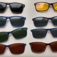 Магнитен клипс / слюда за очила с диоптър / диоптрични рамки, снимка 1 - Слънчеви и диоптрични очила - 31855531