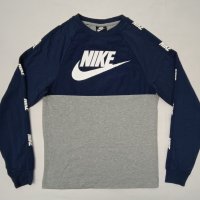 Nike NSW Sweatshirt оригинално горнище XS Найк памук спорт блуза, снимка 1 - Спортни дрехи, екипи - 40632702