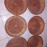 Плетени кошници 6 броя, снимка 1 - Аксесоари за кухня - 44478563