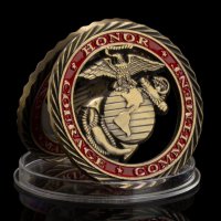 Монета Морска пехота на САЩ US marine corps, снимка 2 - Нумизматика и бонистика - 39342990