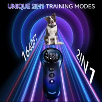 Електронен нашийник за куче-RS8, комбиниран 2 в 1, дресировъчен + режим против лай

, снимка 5 - За кучета - 44489839