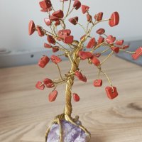 Декоративно дърво на парите с минерали , снимка 2 - Декорация за дома - 42211838
