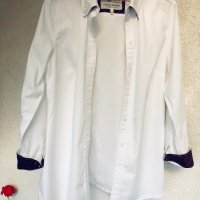 Красива бяла риза S.OLIVER, снимка 7 - Ризи - 30678589