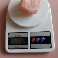  Розов кварц - необработен : произход Мозамбик - 292 грама , снимка 1 - Други ценни предмети - 40343543