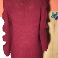🧣🌺Пуловер-туника с тренди ръкави,м/л👉19 лв.❣️, снимка 2 - Блузи с дълъг ръкав и пуловери - 31016151