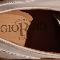 !Чисто Нови!-За Бал-Официални Mъжки Италянски Бутикови обувки N44-Giorgio Made in Italy-Ръчна, снимка 3 - Официални обувки - 33738141
