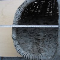 Старинна плетена кошница, снимка 3 - Антикварни и старинни предмети - 31752470