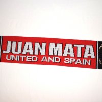 Juan Mata - Manchester United and Spain - Уникален фенски шал / Хуан Мата , снимка 7 - Футбол - 31176092