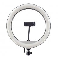 LED Ринг-лампа RGB (14 инча) 15 Цвята+Бяло с трипод 210 сантиметра, снимка 6 - Селфи стикове, аксесоари - 37450851