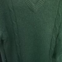 Зелен вълнен пуловер , снимка 1 - Блузи с дълъг ръкав и пуловери - 42740992