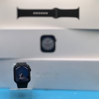 ГАРАНЦИОНЕН!!! Смарт часовник Apple Watch 8, 45 мм, Cell, Midnight, снимка 2 - Смарт часовници - 44348638