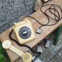 Автентичен ретро стационарен телефон, снимка 6 - Антикварни и старинни предмети - 34949685