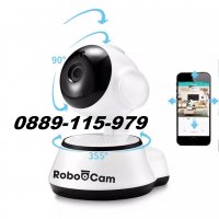 RoboCam Бебефон бейбифон Безжична WiFi камера за видеонаблюдение, снимка 3 - IP камери - 29225589