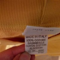 Жилетка Benetton size XL, 100% памук, жълт цвят, снимка 10 - Детски пуловери и жилетки - 42206686