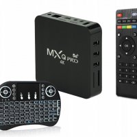 Смарт TV Box + Мини клавиатура, снимка 1 - Приемници и антени - 35419846