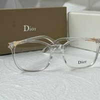 Dior дамски диоптрични рамки очила за компютър прозрачни слънчеви очила, снимка 7 - Слънчеви и диоптрични очила - 44464240