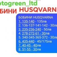 БОБИНИ ЗА HUSQVARNA , снимка 7 - Градинска техника - 31327838