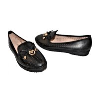 Дамски обувки тип пантофки черно , снимка 2 - Дамски ежедневни обувки - 44190924