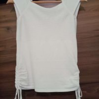 Продавам лятна блузка без ръкав - бяла, снимка 4 - Корсети, бюстиета, топове - 42247199