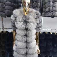 Дамско луксозно палто лисица код 3032, снимка 1 - Палта, манта - 31816289