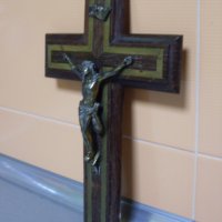 Дървен кръст- разпятие., снимка 9 - Антикварни и старинни предмети - 42526092
