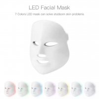 Козметична Led маска за светлинна терапия, фотодинамична терапия за лице, акне, бръчки, снимка 5 - Козметични уреди - 30710282
