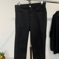 Черен панталон тип дънки размер 36(S), снимка 2 - Дънки - 44259762