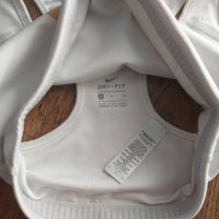  Nike SWOOSH MTLC FUTURA BRA - страхотно дамско бюстие КАТО НОВО, снимка 7 - Корсети, бюстиета, топове - 33901958