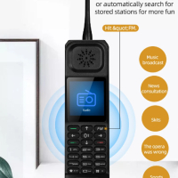 Класически малък ретро мобилен телефон с две SIM карти H999 ,FM Видео Будилник, снимка 11 - Други - 44650656