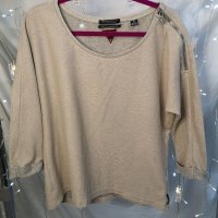 Maison Scotch дамска бежова блуза XL , снимка 2 - Блузи с дълъг ръкав и пуловери - 38883133