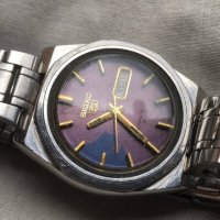 стар ръчен "SEIKO 5" - AUTOMATIC - ретро, снимка 6 - Антикварни и старинни предмети - 40687617