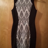 Нова вталяваща H&M рокля S-M лятна черно бяло , снимка 4 - Рокли - 31893659