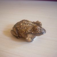 Крастава жаба сувенир за късмет и благополучие, снимка 1 - Декорация за дома - 37854481