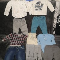Лот 15бр бебешки дрехи за момче 12-24м/ 86-92см, снимка 5 - Други - 39449120
