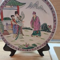 Китайска чиния китайски порцелан, снимка 3 - Антикварни и старинни предмети - 38411045