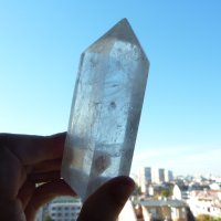 Планински кристал обелиск 278гр., снимка 6 - Други ценни предмети - 42779002